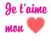 pr mn mamour adoré!!je t'aime tp